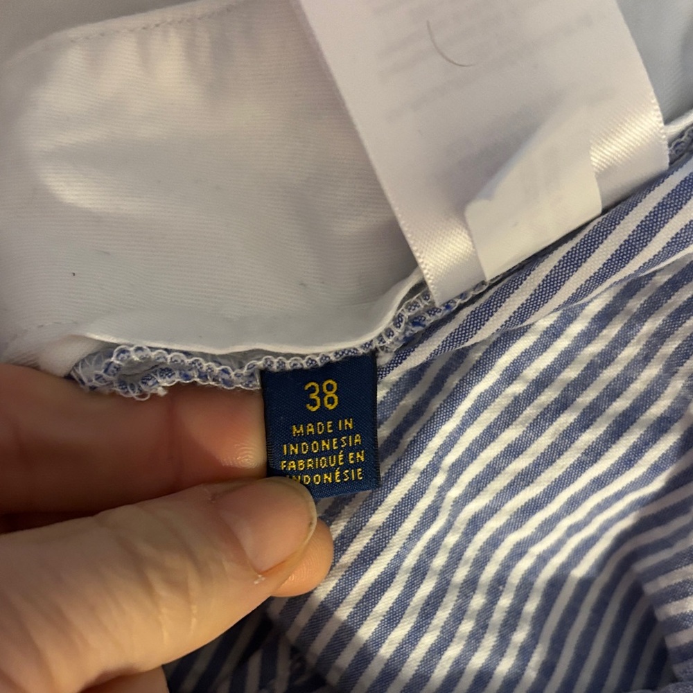 Polo Ralph Lauren Blue and White Striped Men's Shorts - Picture 14 of 16